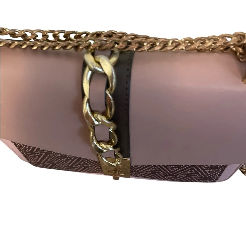 Authentic Aldo Gold Plated Chain Pink Design